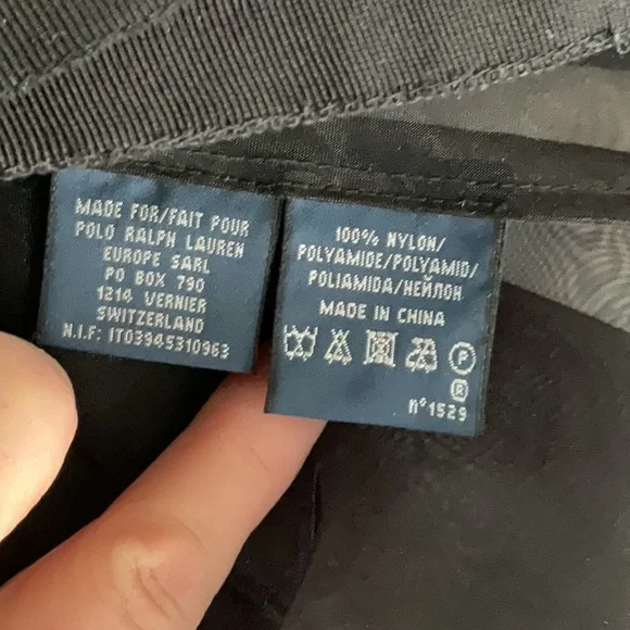 Ralph Lauren sheer black skirt size 4 - Picture 2 of 5